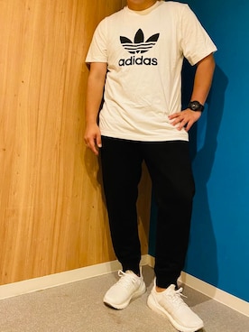 Adidas Originals アディダスオリジナルス のtシャツ カットソーを使ったメンズ人気ファッションコーディネート Wear