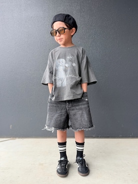 muguさん（キッズ・110cm）の夏コーディネート