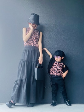 「アイテム（その他）」を使った、muguさん（キッズ・90cm）の秋コーディネート