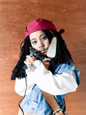 「アイテム（セットアップ）」を使った、muguさん（キッズ・110cm）の秋コーディネート