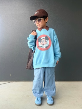 muguさん（キッズ・110cm）の冬コーディネート