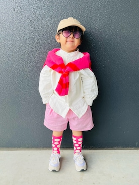 「アイテム（その他）」を使った、muguさん（キッズ・90cm）の春コーディネート