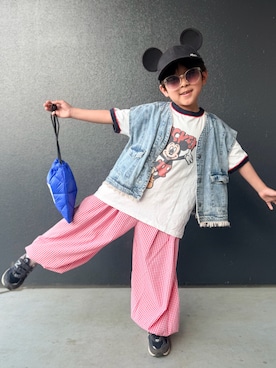 muguさん（キッズ・110cm）の春コーディネート