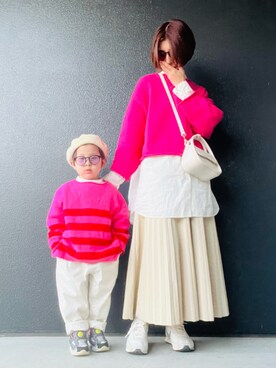 「アイテム（その他）」を使った、muguさん（キッズ・90cm）の冬コーディネート
