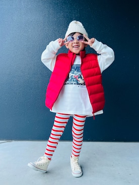 muguさん（キッズ・110cm）の秋コーディネート