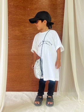 「アイテム（シューズ）」を使った、muguさん（キッズ・110cm）の夏コーディネート