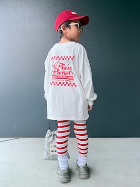 「ZARA KIDSのアイテム」を使った、muguさん（キッズ・110cm）の秋コーディネート