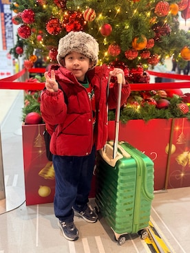 「こども ビームス（コドモビームス）のアイテム」を使った、muguさん（キッズ・110cm）の冬コーディネート