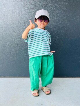 muguさん（キッズ・90cm）の夏コーディネート