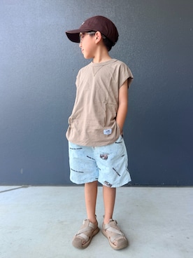 muguさん（キッズ・110cm）の夏コーディネート