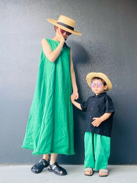 「アイテム（その他）」を使った、muguさん（キッズ・90cm）の夏コーディネート