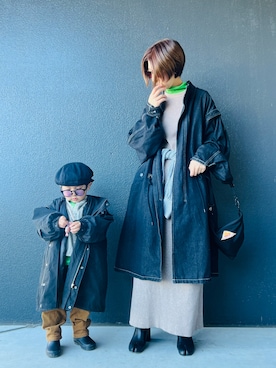 「アイテム（その他）」を使った、muguさん（キッズ・90cm）の秋コーディネート