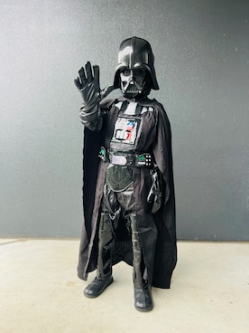 「アイテム（オールインワン・サロペット）」を使った、muguさん（キッズ・110cm）の秋コーディネート