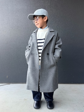 「devirock（デビロック）のアイテム」を使った、muguさん（キッズ・110cm）の冬コーディネート