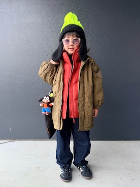 muguさん（キッズ・110cm）の冬コーディネート