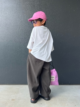 「アイテム（シューズ）」を使った、muguさん（キッズ・110cm）の夏コーディネート
