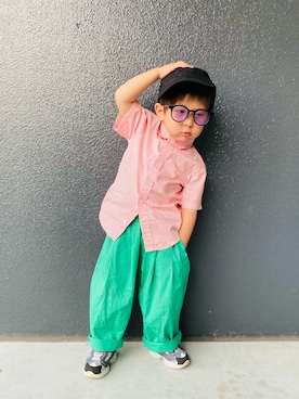 「アイテム（その他）」を使った、muguさん（キッズ・90cm）の夏コーディネート