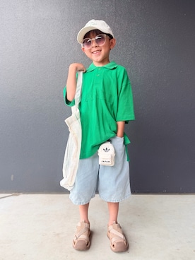 muguさん（キッズ・110cm）の夏コーディネート