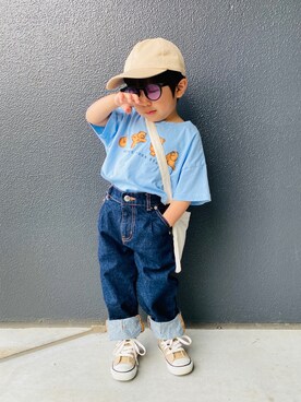 「カラー×コーデ」｜muguさん（キッズ・90cm）の春コーディネート