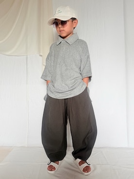 「3coins（3coins）のアイテム」を使った、muguさん（キッズ・110cm）の夏コーディネート