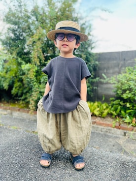 「アイテム（その他）」を使った、muguさん（キッズ・90cm）の夏コーディネート
