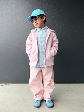 muguさん（キッズ・110cm）の春コーディネート