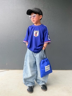 muguさん（キッズ・110cm）の夏コーディネート