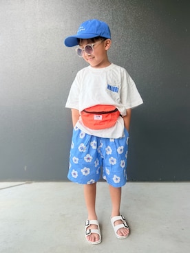 muguさん（キッズ・110cm）の夏コーディネート
