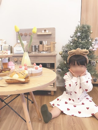 Duffy & Friends ジェラートピケ 総柄ワンピースM-L Duffy & Friends