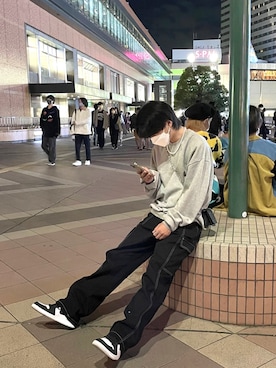 「HOLY IN CODE（ホーリーインコード）のアイテム」を使った、renさん（メンズ・170cm）の冬コーディネート