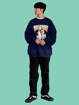 「Right-on（ライトオン）のアイテム（トップス）」を使った、shoki1997rさん（メンズ・167cm）の秋コーディネート