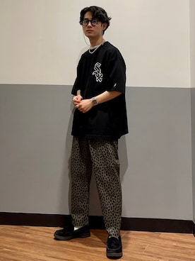 「BEN DAVIS（ベンデイビス）のアイテム（パンツ）」を使った、shoki1997rさん（メンズ・167cm）の春コーディネート