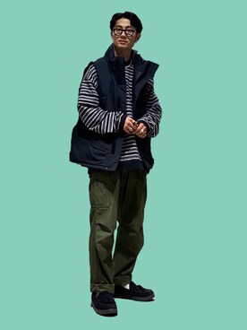 「Right-on（ライトオン）のアイテム（トップス）」を使った、shoki1997rさん（メンズ・167cm）の秋コーディネート