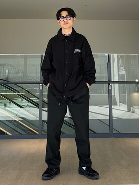 「BACK NUMBER（バックナンバー）のアイテム（スウェット）」を使った、shoki1997rさん（メンズ・167cm）の冬コーディネート