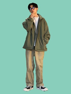 「Right-on（ライトオン）のアイテム（ジャケット/アウター）」を使った、shoki1997rさん（メンズ・167cm）の秋コーディネート