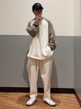 「アイテム（Tシャツ/カットソー）」を使った、shoki1997rさん（メンズ・167cm）の春コーディネート