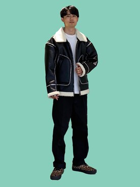 「Right-on（ライトオン）のアイテム（ジャケット/アウター）」を使った、shoki1997rさん（メンズ・167cm）の秋コーディネート