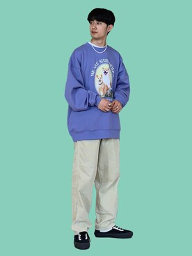 「Right-on（ライトオン）のアイテム（トップス）」を使った、shoki1997rさん（メンズ・167cm）の秋コーディネート