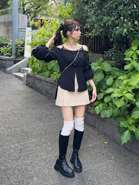 「アイテム（レッグウェア）」を使った、marikoさん（レディース・166cm・20代）の夏コーディネート