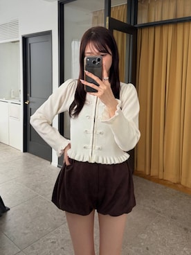 「Heather（ヘザー）のアイテム（パンツ）」を使った、marikoさん（レディース・166cm）の秋コーディネート