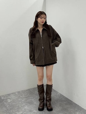 「Heather（ヘザー）のアイテム」を使った、marikoさん（レディース・166cm）の秋コーディネート