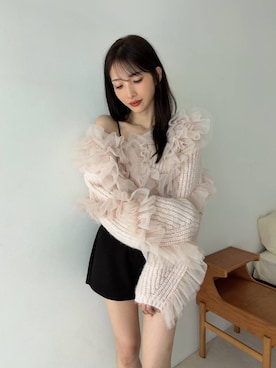 「Heather（ヘザー）のアイテム（パンツ）」を使った、marikoさん（レディース・166cm）の秋コーディネート