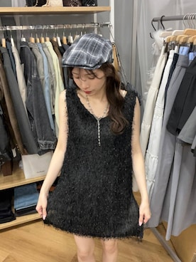 「Heather（ヘザー）のアイテム（ベスト）」を使った、marikoさん（レディース・166cm）の春コーディネート
