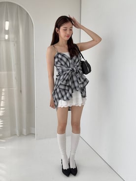 「Heather（ヘザー）のアイテム」を使った、marikoさん（レディース・166cm）の夏コーディネート