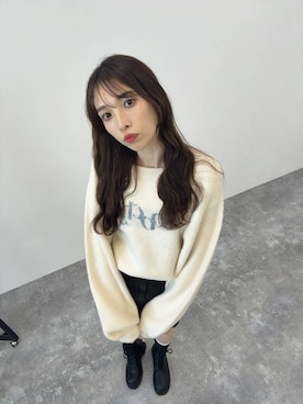 「アイテム（デニムスカート）」を使った、marikoさん（レディース・166cm・20代）の秋コーディネート