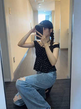 「Heather（ヘザー）のアイテム」を使った、marikoさん（レディース・166cm）の夏コーディネート