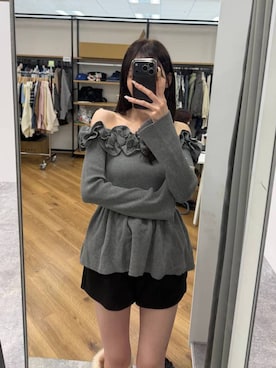 「Heather（ヘザー）のアイテム（パンツ）」を使った、marikoさん（レディース・166cm）の秋コーディネート