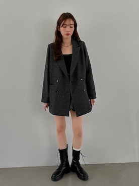 「ミニスカート」｜marikoさん（レディース・166cm・20代）の秋コーディネート