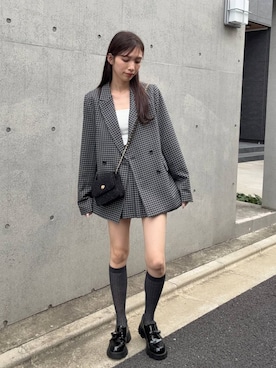 「アイテム（ソックス/靴下）」を使った、marikoさん（レディース・166cm・20代）の秋コーディネート