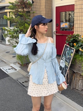 「Heather（ヘザー）のアイテム」を使った、marikoさん（レディース・166cm）の夏コーディネート